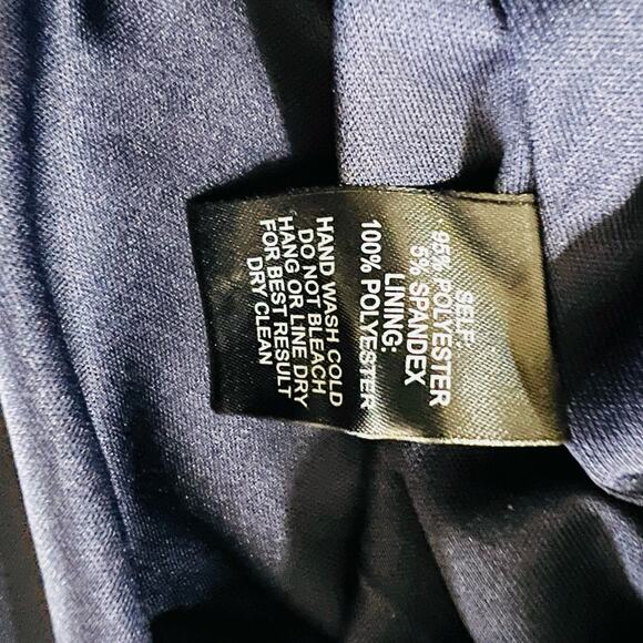 Lulus Glamour Galore Navy Plunge Button Back A Line Maxi Dress Size Small - Picture 6 of 10